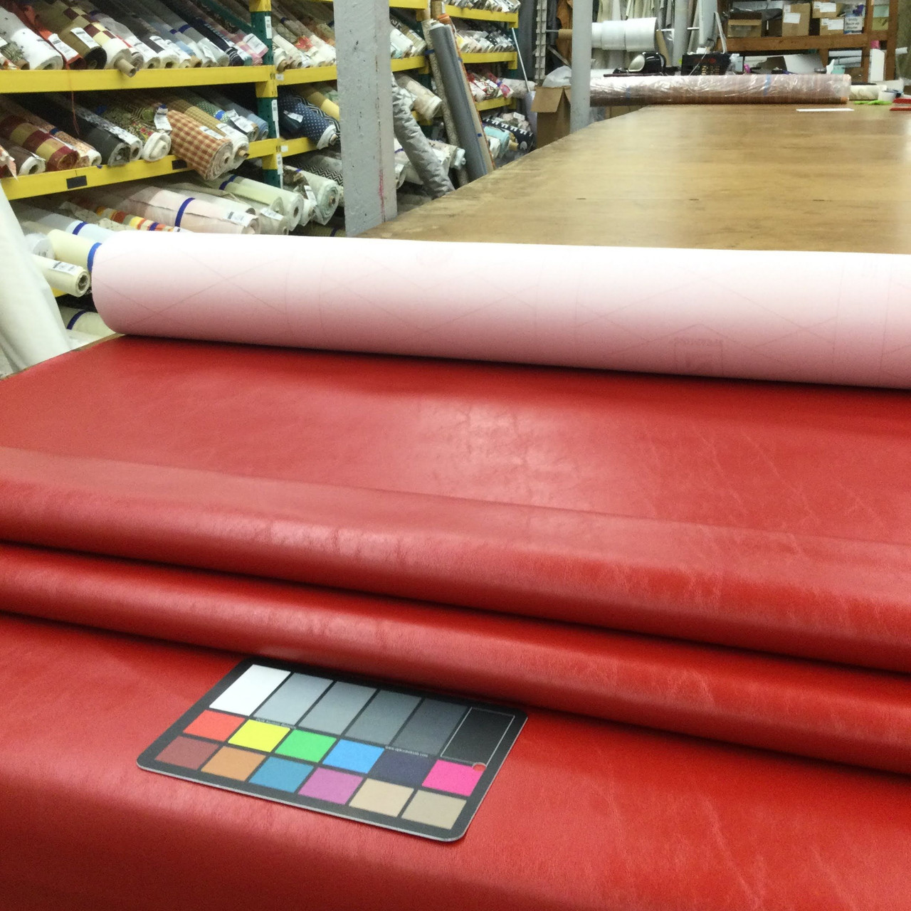 Ruby Red Marine Vinyl Fabric | ISL-9160 | Spradling Softside