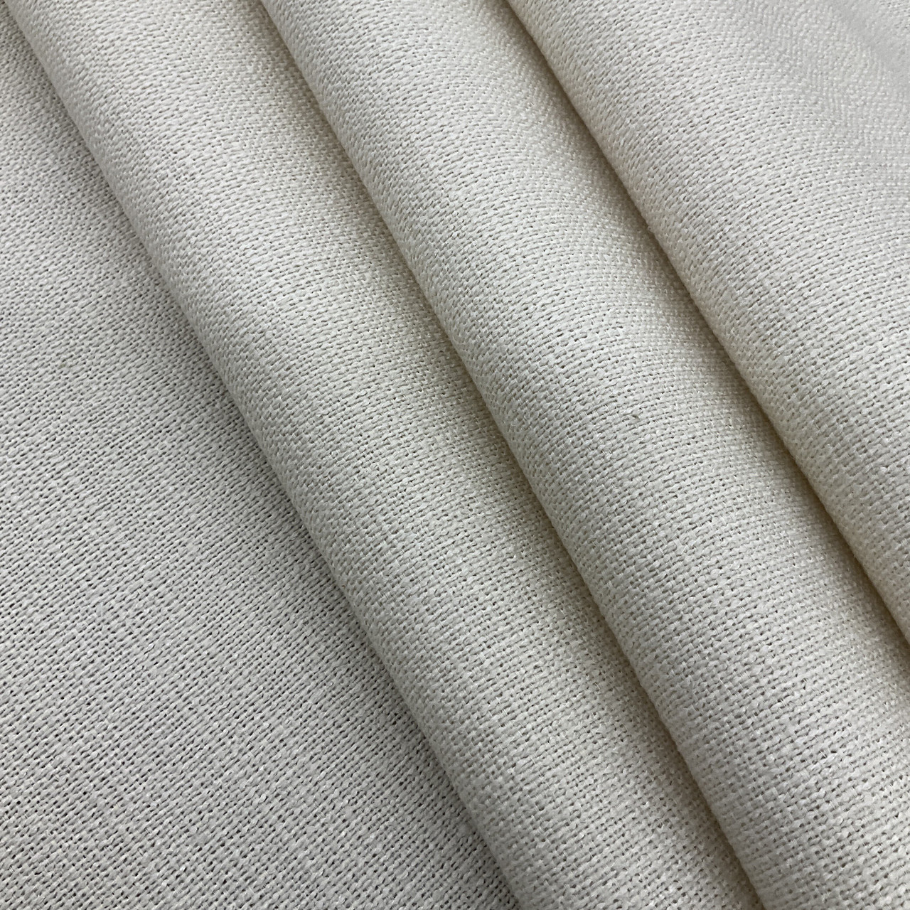 Cali Fabrics Ivory Midweight High Count Muslin Fabric by the Yard