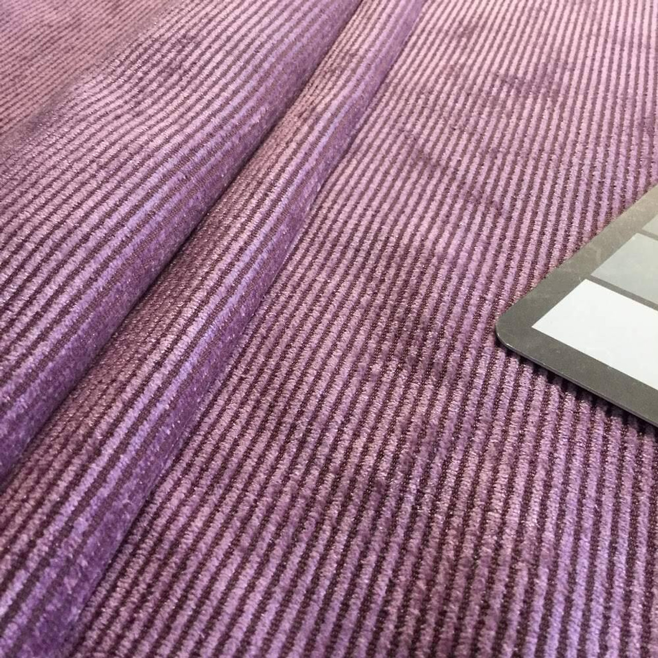 Razzmatazz Stripe Purple Chenille Tapestry Upholstery Fabric by The Yard :  Arts, Crafts & Sewing 