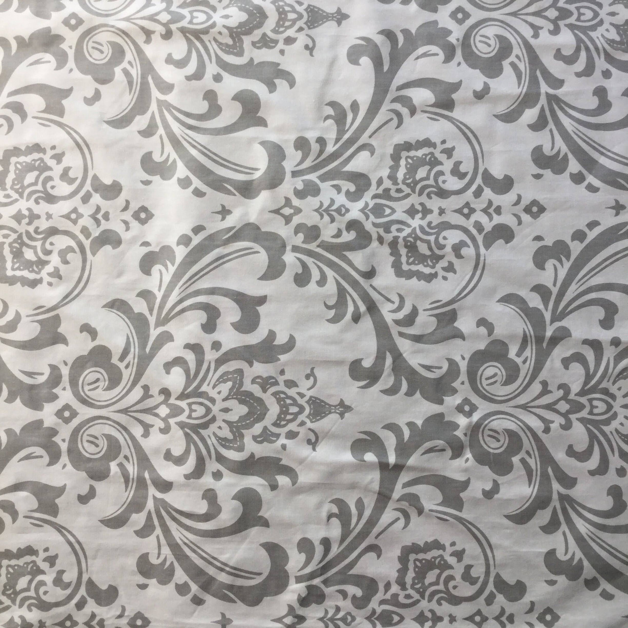 Large Scale Damask Gray / White | Home Decor Fabric | Premier Prints | 45 Wide - Fabric Warehouse large-scale-damask-gray-white-home-decor-fabric-premier-prints-45-wide-fabric-warehouse