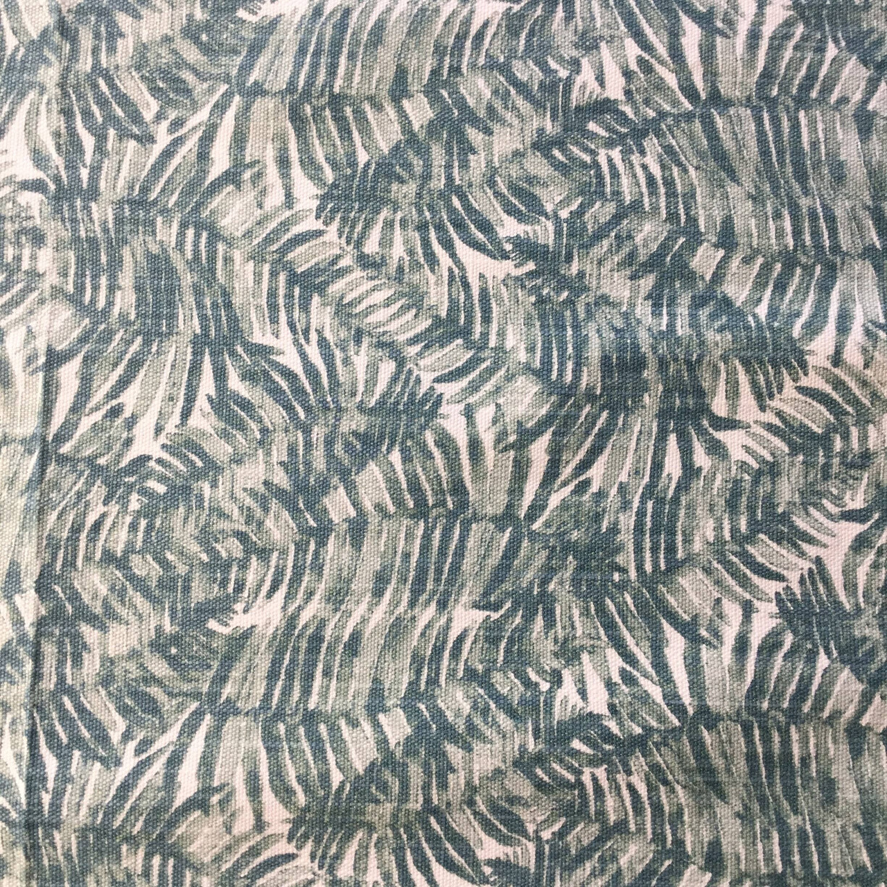 Covington Fern Green Woven Ticking Fabric - by The Yard