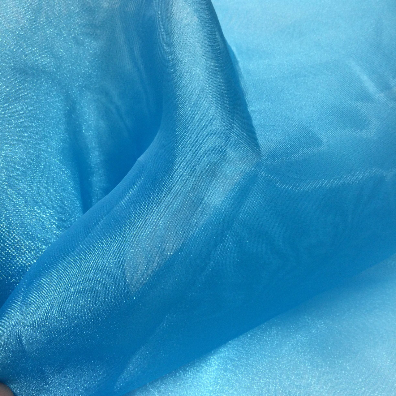 Sky Organza Fabric by the Meter ideal for Clothing and Decoration