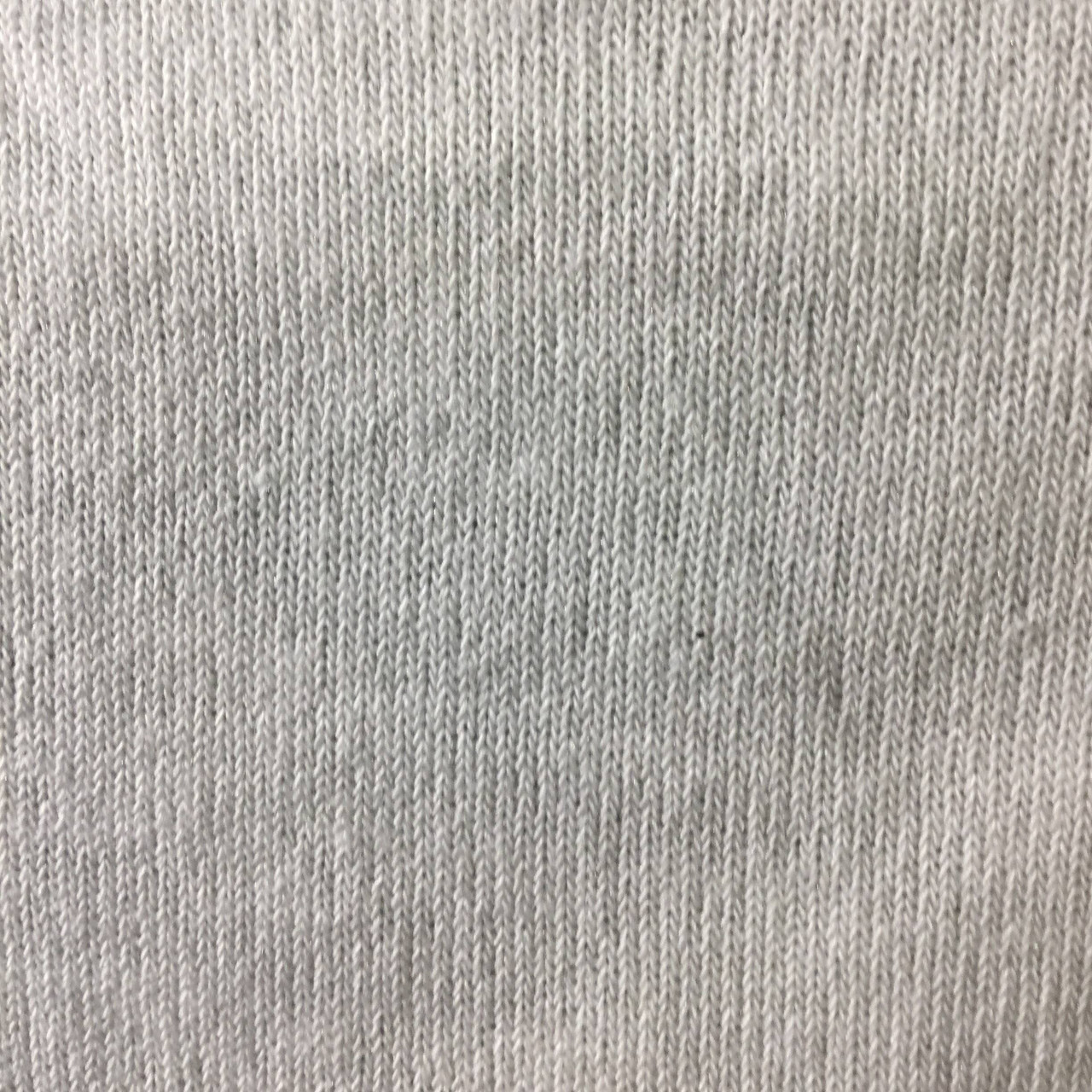 Ivory Sweater Knit Fabric | Poly Blend Stretch Jersey | Apparel