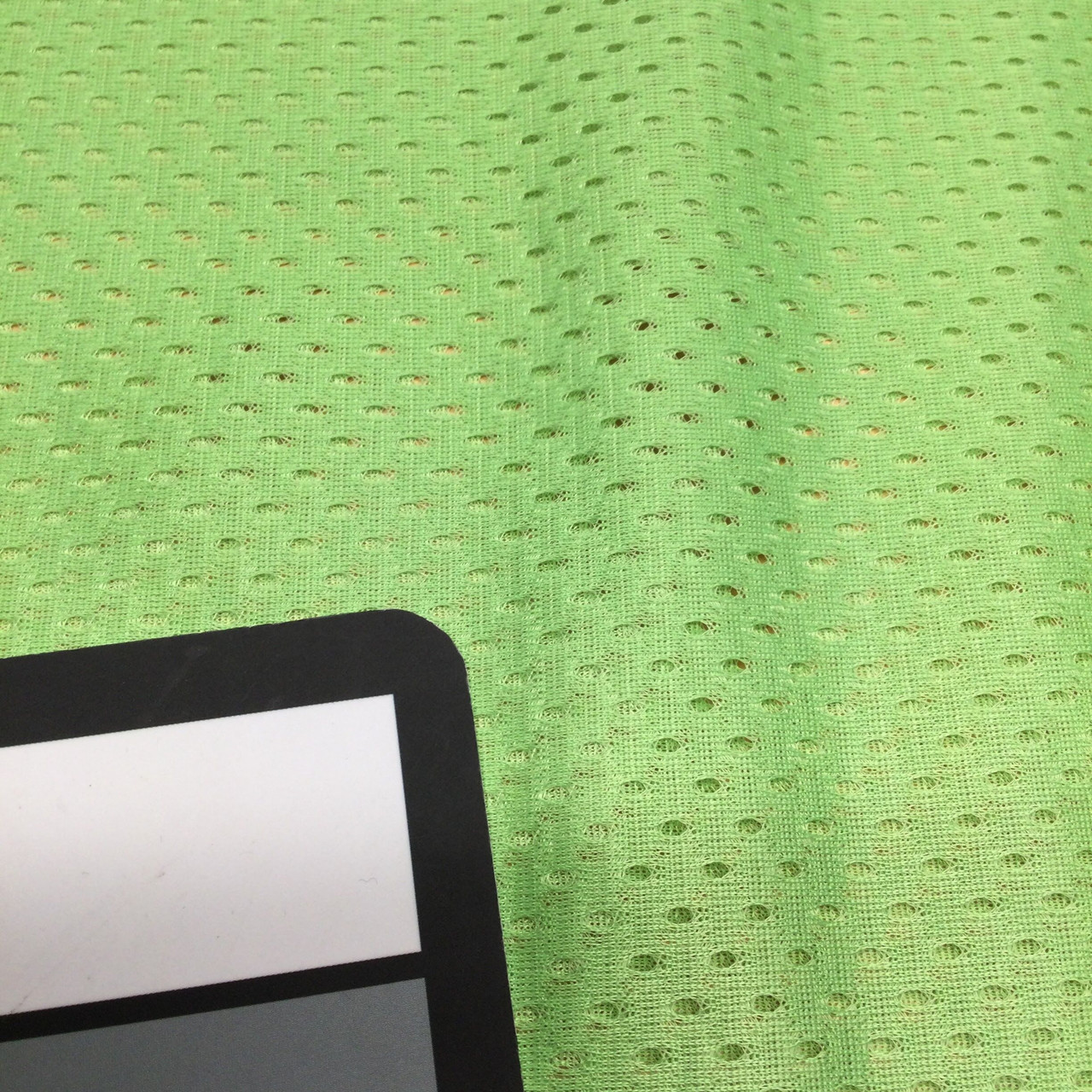 Lime Green Sports Mesh Fabric, Polyester