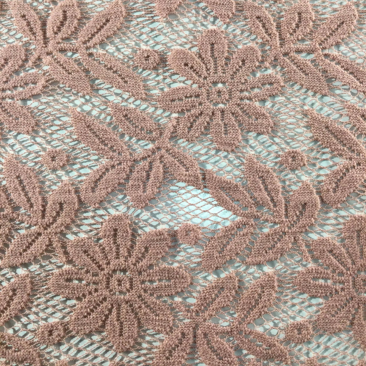 Dusky Pink Lace French 17 cm/6.75  – The Lace Co.