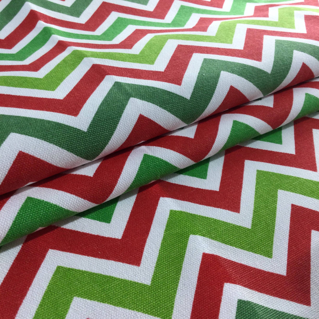 Premier Prints ON SALE Christmas Holiday Chevron Zoom Zoom Lipstick Red Natural fabric
