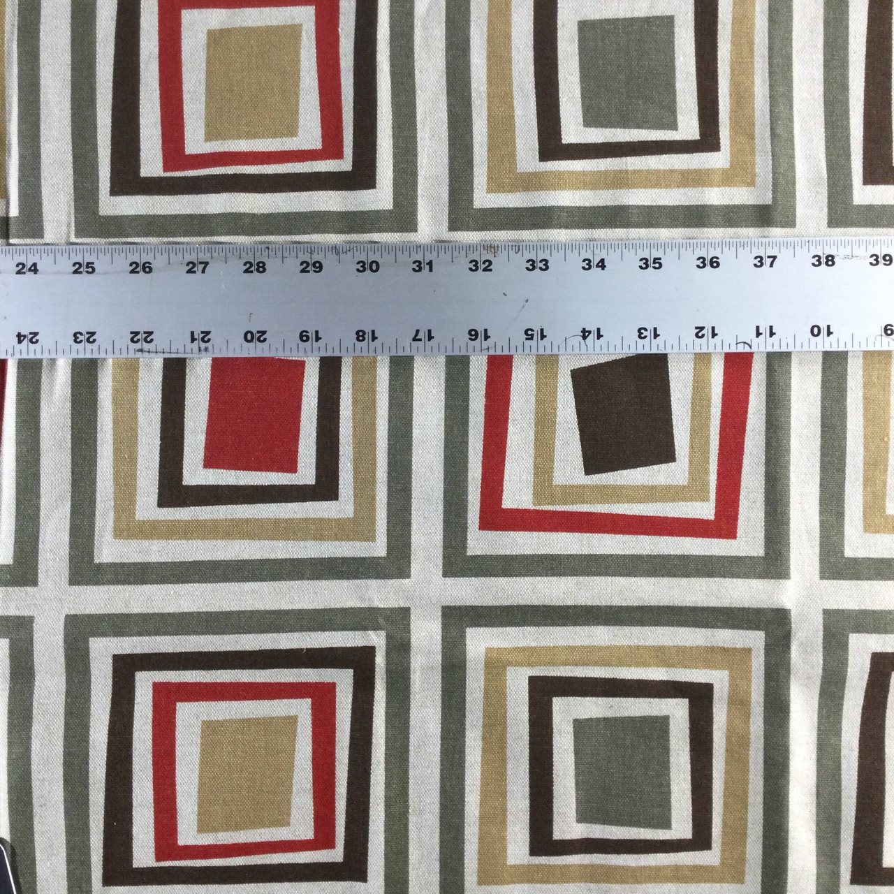 Geo Squares in Shades of Taupe / Beige, Quilting Fabric, 44 Wide, 100%  Cotton, By The Yard