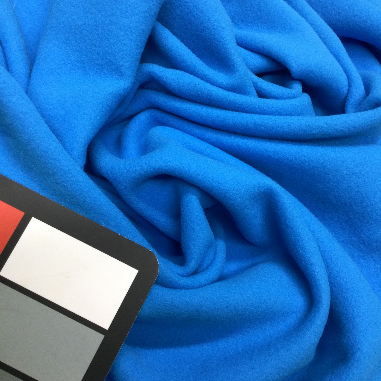 Aqua Blue Brushed Fleece Fabric/ One Sided Fleece/ Clothing