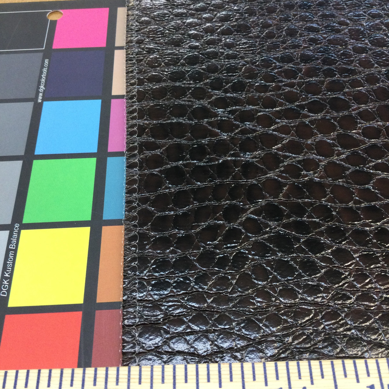 Brown Reptile Faux Leather | Outback Coffee by Regal Fabrics