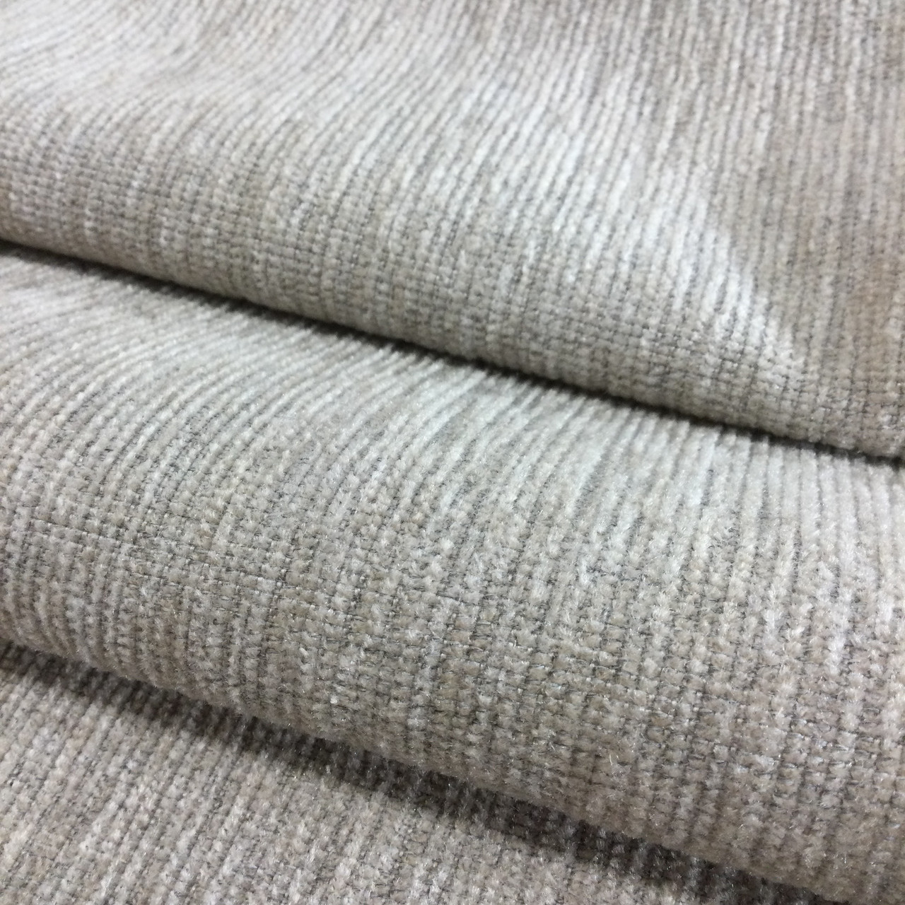 Light Taupe Crosshatch Texture Low Warehouse Cushions Yard 54 | Home | Dec Fabric | By Chenille Pile The Upholstery | Fabric Wide Furniture Inch | 