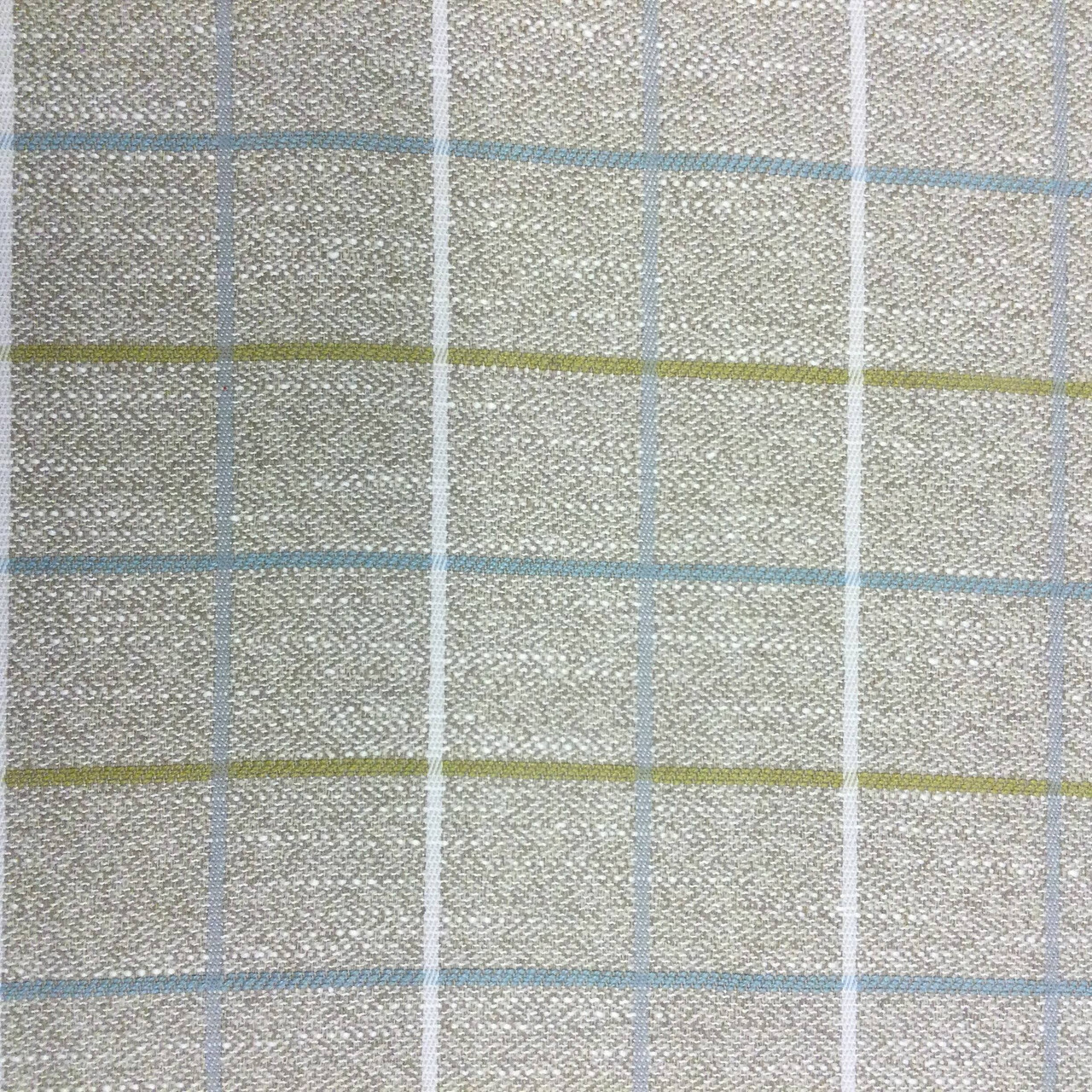 Plaid and Check Green Fabric by the Yard