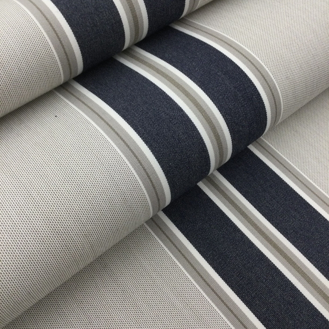 Sunbrella 4916-0000 Sunbrella Shade - Navy/Taupe Fancy | 46 Sunbrella 4916-0000 Sunbrella Shade - Navy/Taupe Fancy | 46