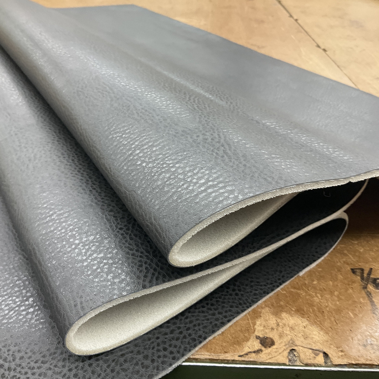Black Medium Grain Faux Leather Vinyl | Automotive Headliner Fabric | Foam- Backed | 1/8" Thick | 54" Wide | Bag Stabilizer / Sew Foam | By the Yard -  Fabric Warehouse
