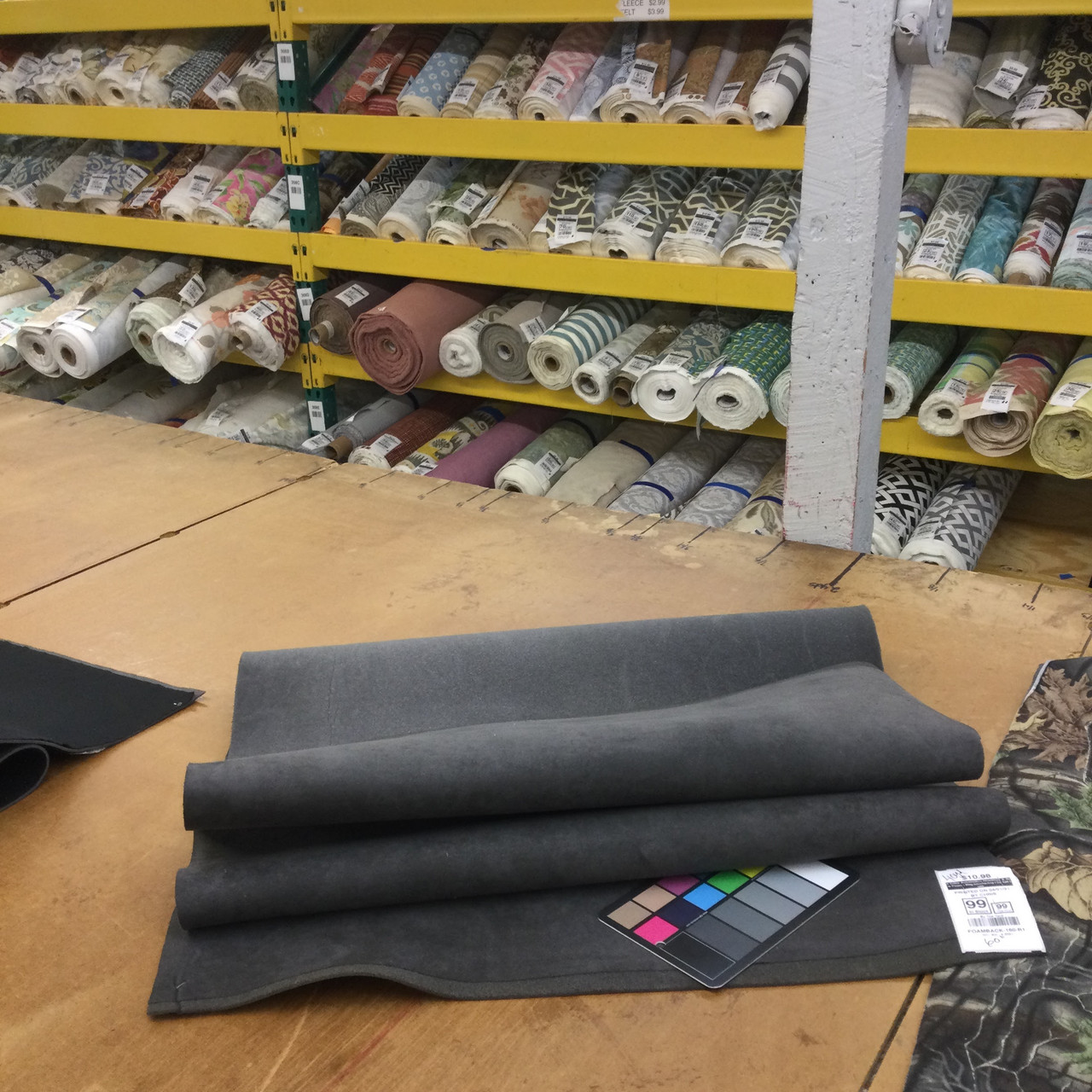 alcantara PU leather / perforated embroidered plaid fabric / car interior  roof fabric / plaid car seat cushion sponge fabric
