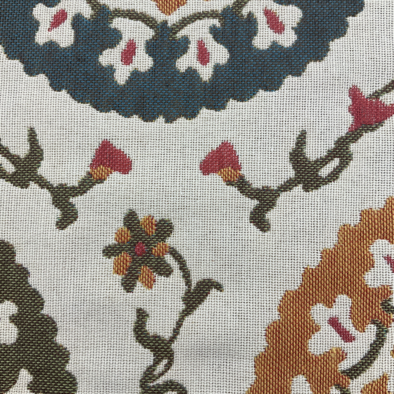 Jacobean Crewel Embroidery which matches the drapes in my bedroom