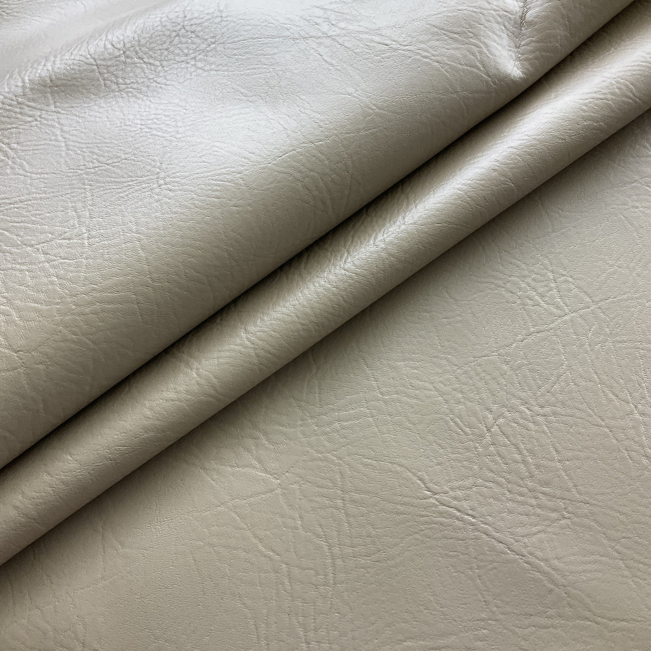 Brown upholstery vinyl - distressed finish - waterproof