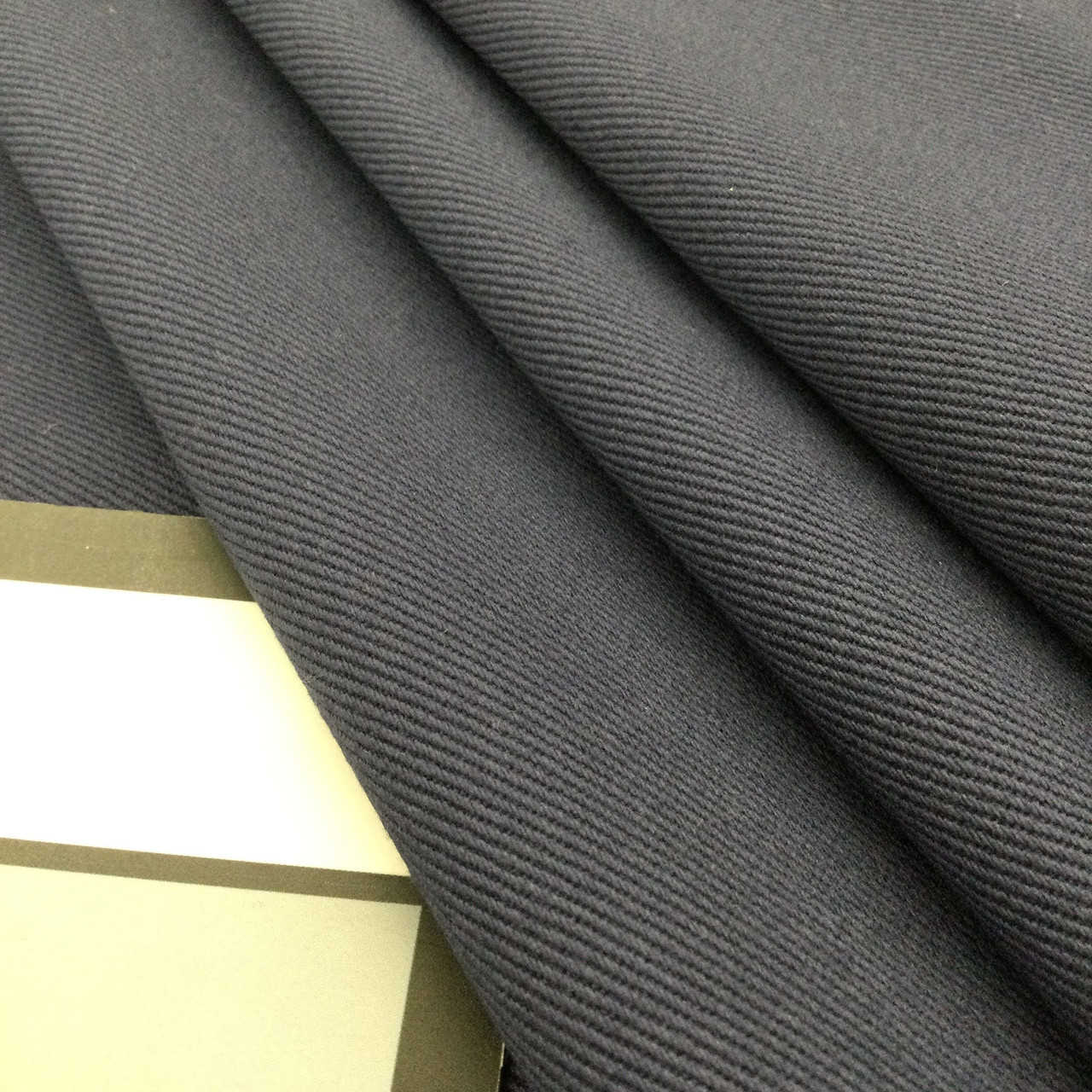 Black Polyester Cotton Twill Fabric - Twill Fabric by the Yard