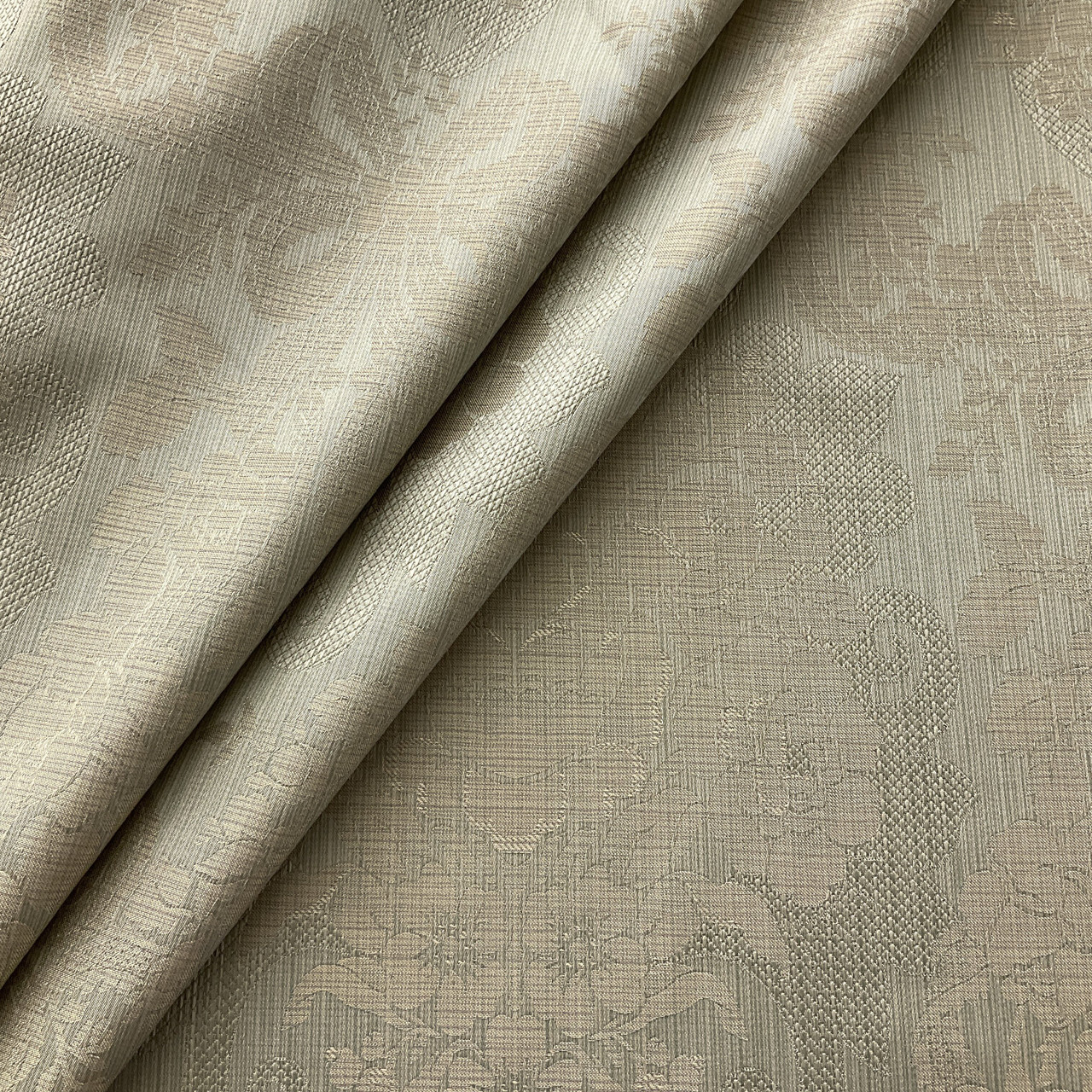 Traditional Damask in Sage Green | Upholstery / Drapery Fabric | 54 Wide |  By the Yard