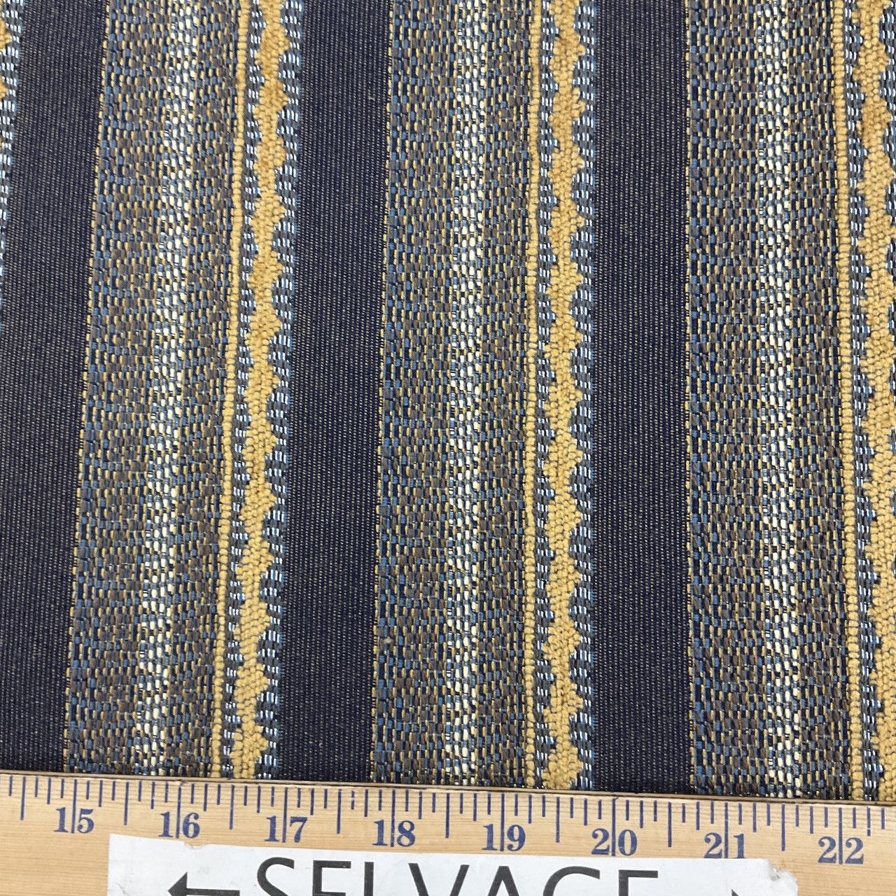 Heavy Craft Striped Jacquard Imitation Wool Cloth Fabric of Coat