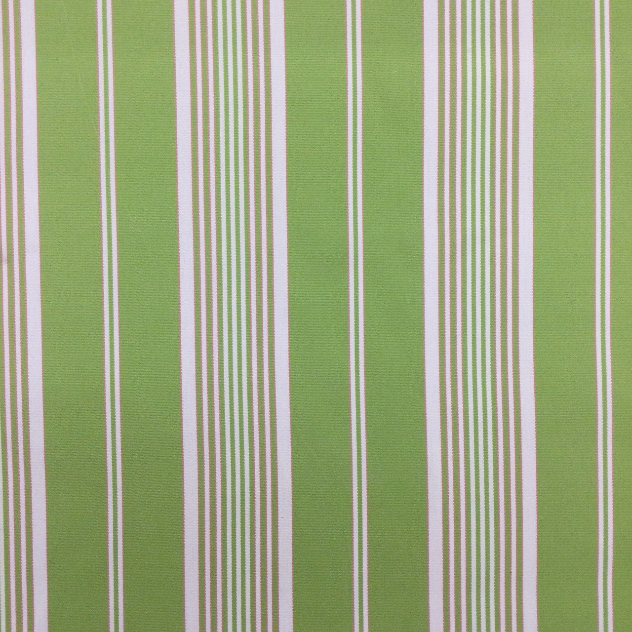 Linden Hill Green Stripe Fabric |. High UV | 100% Polyester | Outdoor Patio  Upholstery