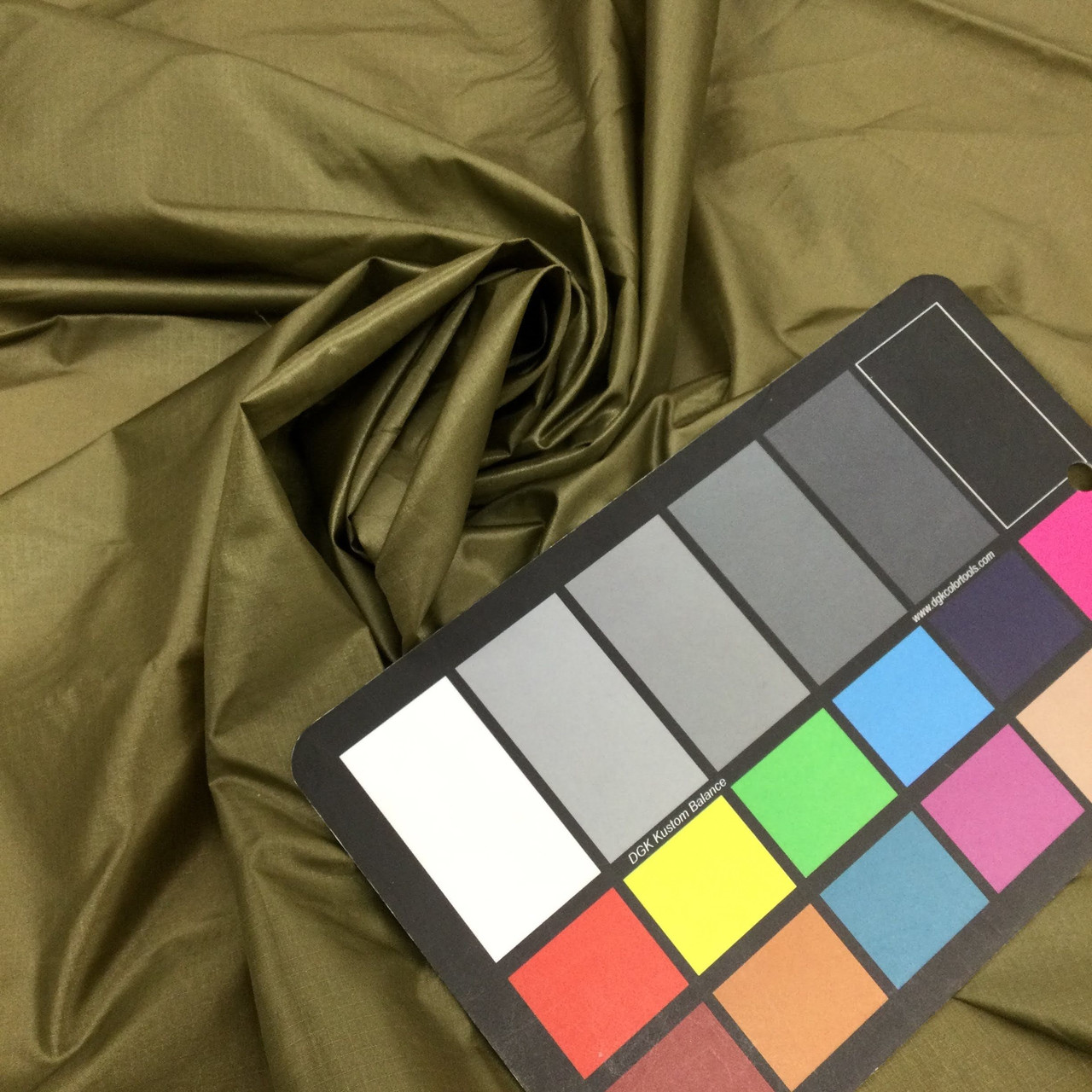 Olive Drab Solid Ripstop Nylon | Lining Fabric | By The Yard | 60