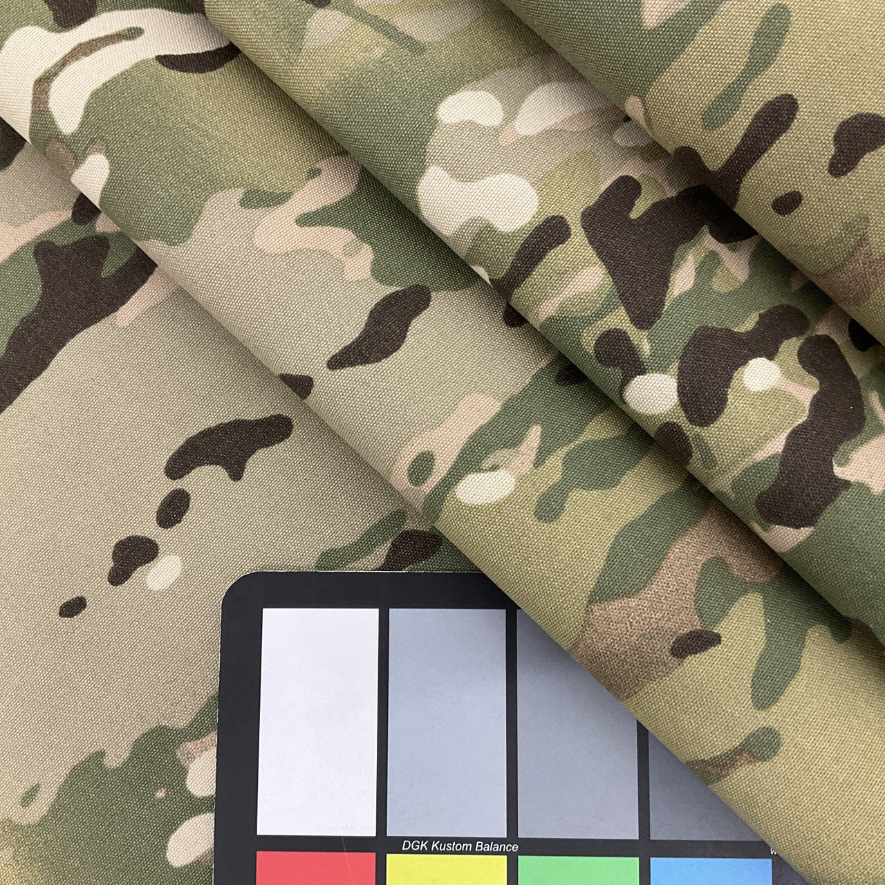 Army Forest Camouflage Nylon Fabric in Green / Brown / Tan | Outdoor Nylon  | Tarps / Upholstery / Backpacks | Water Resistant | 64