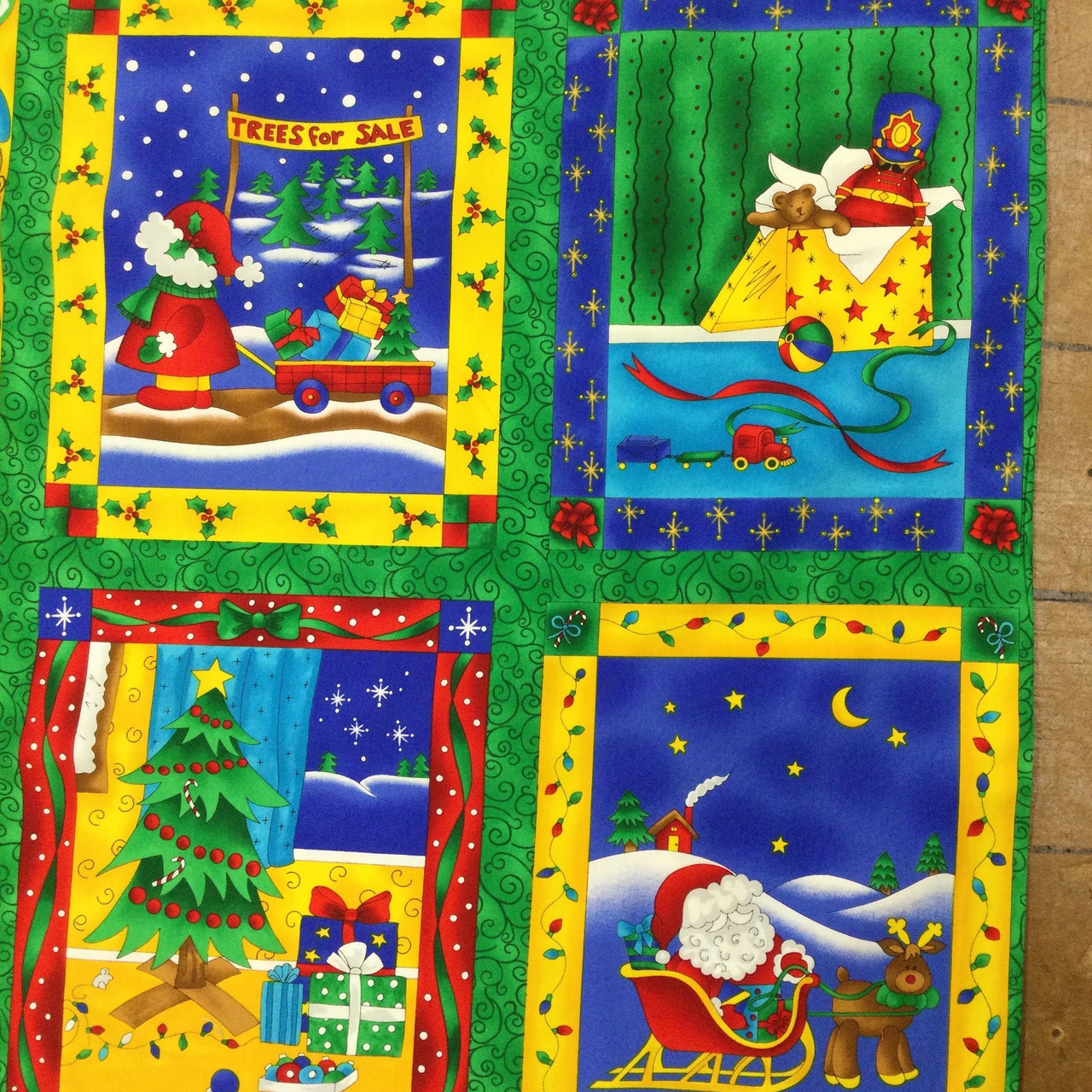 How to Make a Christmas Panel Quilt – fabric-406