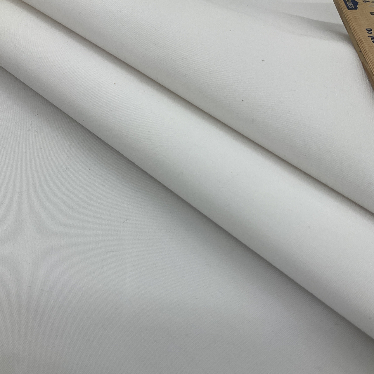 60 PFD White 100% Cotton Sheeting Woven Fabric By the Yard