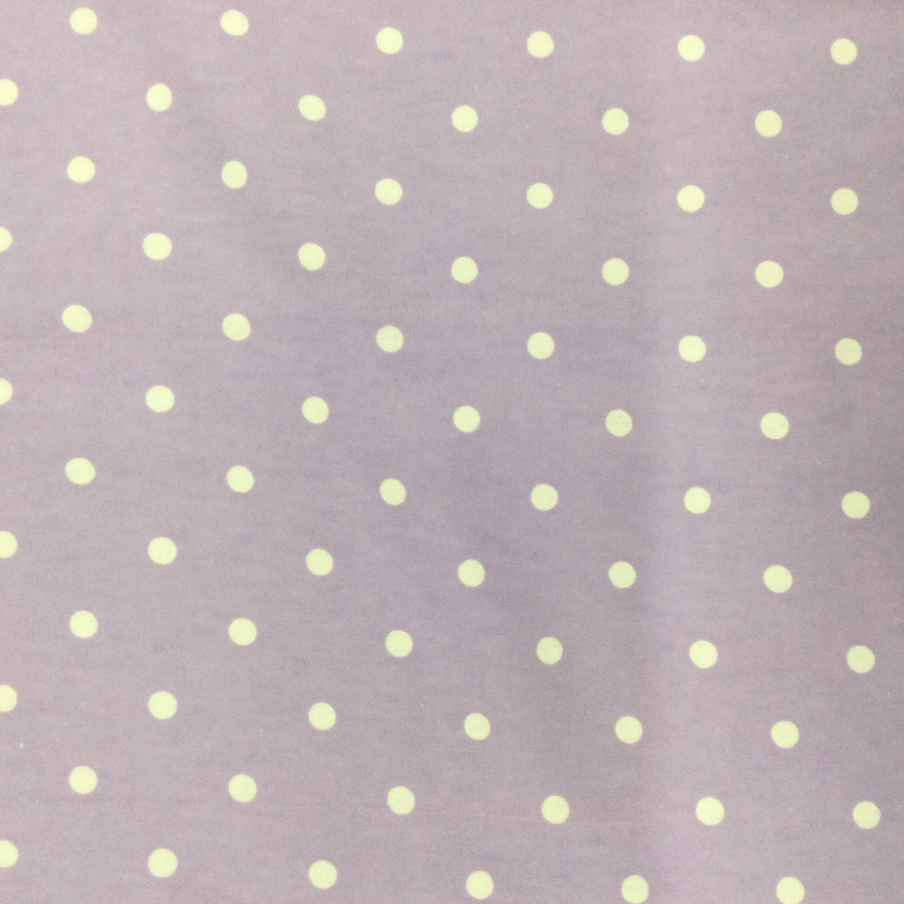Polka Dots in Lavender and White | Flannel Fabric | 44 Wide | 100% Cotton |  By The Yard 135