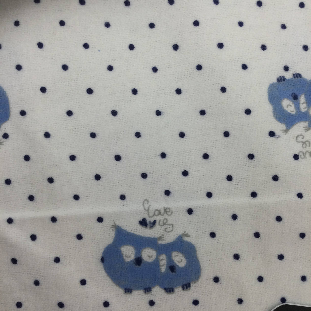 Wholesale Fabric: Cotton Flannel Cartoon Dogs Light Blue » Fabric