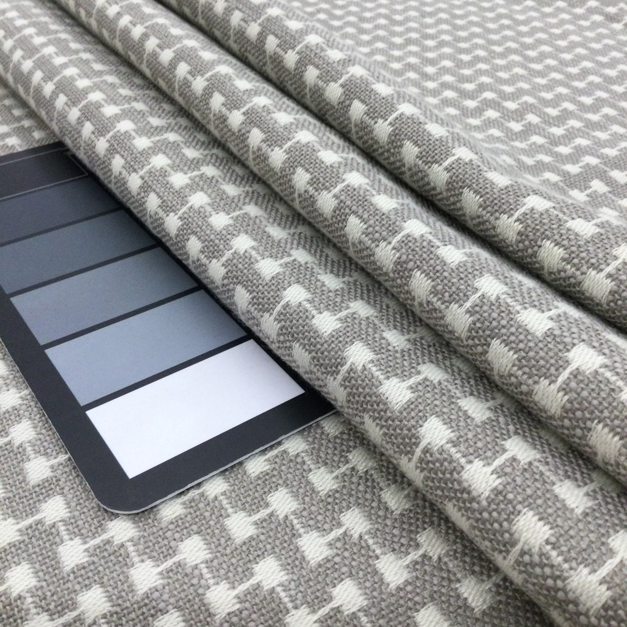 Milan 4 Ply Matte Stretch Crepe Fabric Gray, by the yard