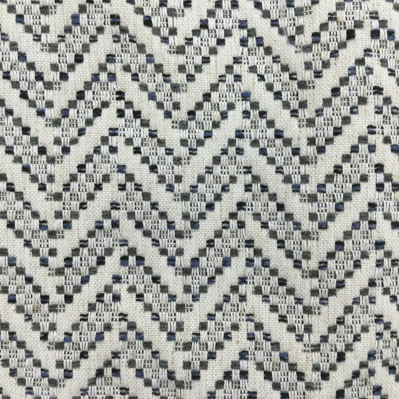 Slate Blue Plain Solid Chenille Upholstery Fabric by The Yard