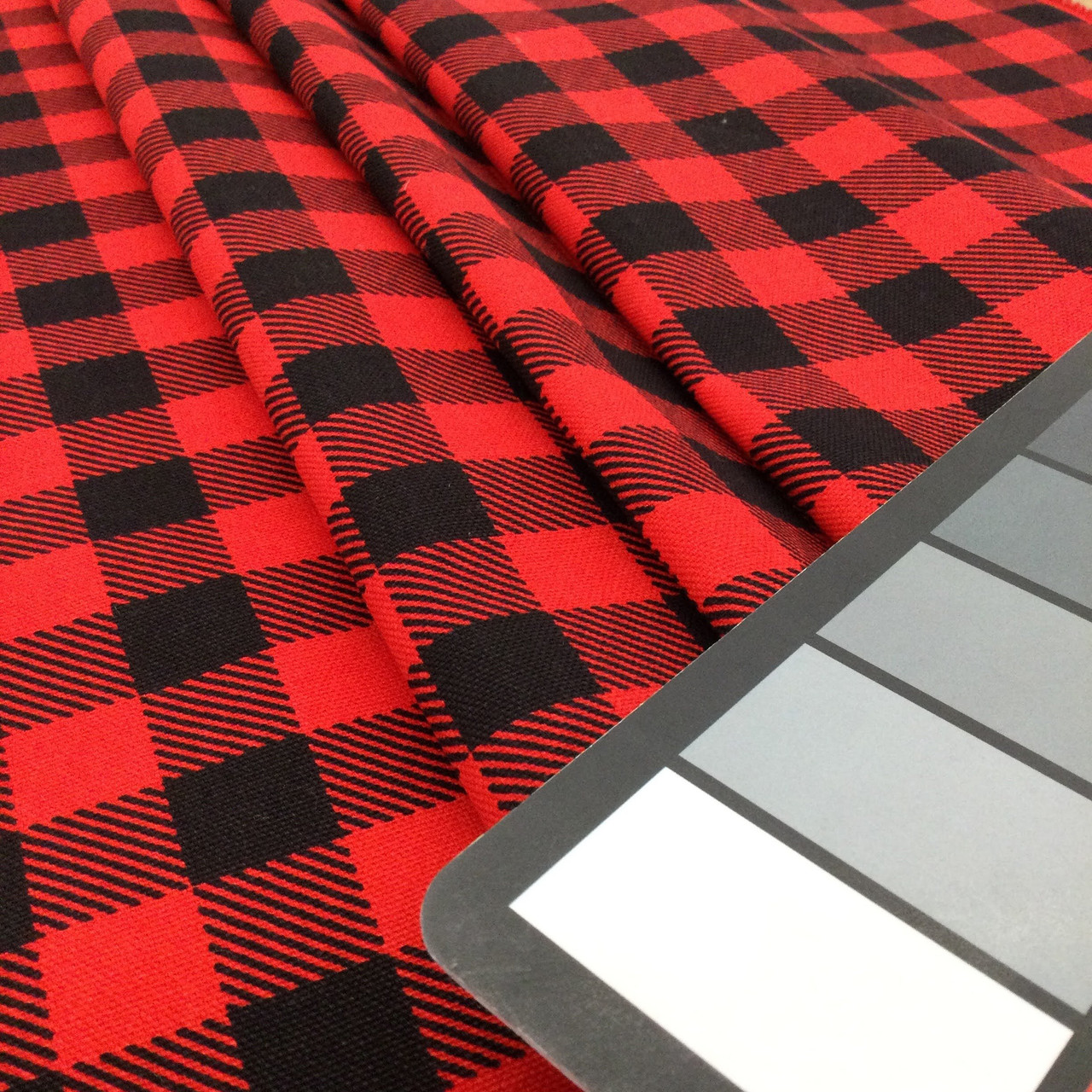 Buffalo Plaid - red and black - Cobwebs and Caviar - Online Quilting Supply  & Fabrics Ontario