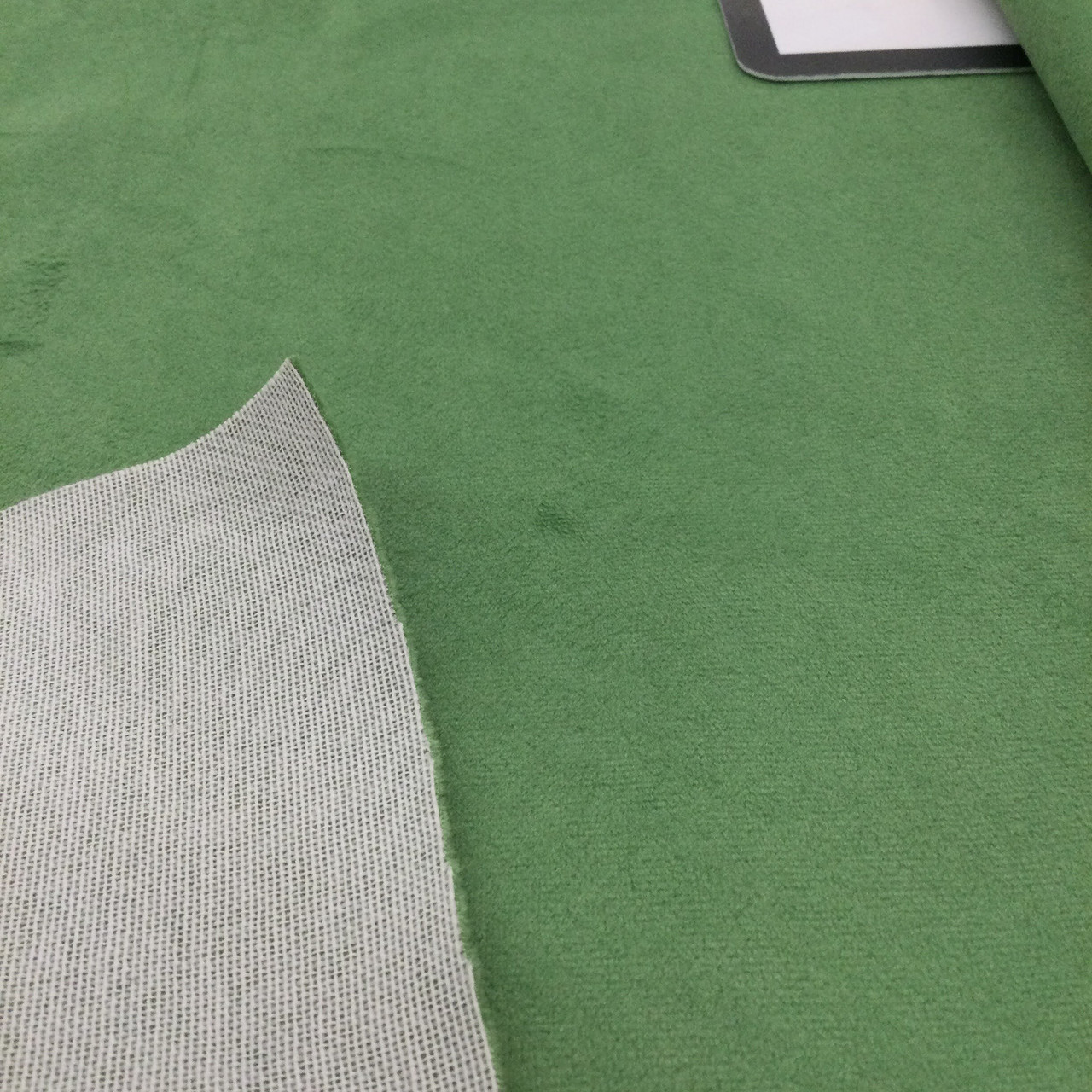 HHF Alamo Apple Green - Linen Like Upholstery Fabric