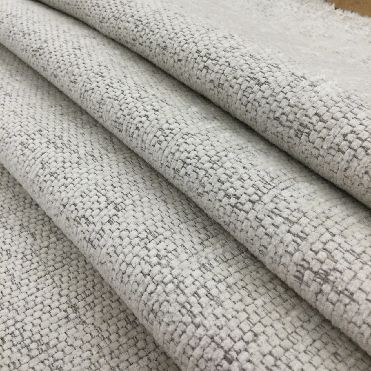 Dark Taupe Chenille Velvet | R-RENLEY GRAPHITE | Upholstery Fabric | Regal  Fabrics Brand | 54 inch Wide | By the Yard