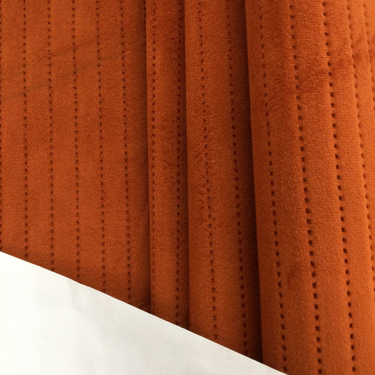 1.5 Yard Piece of Pre-Quilted Fabric | Orange Herringbone with Stitched  Diamonds | Upholstery | Heavy Weight | 54 Wide | By the Yard | Echo in Clay