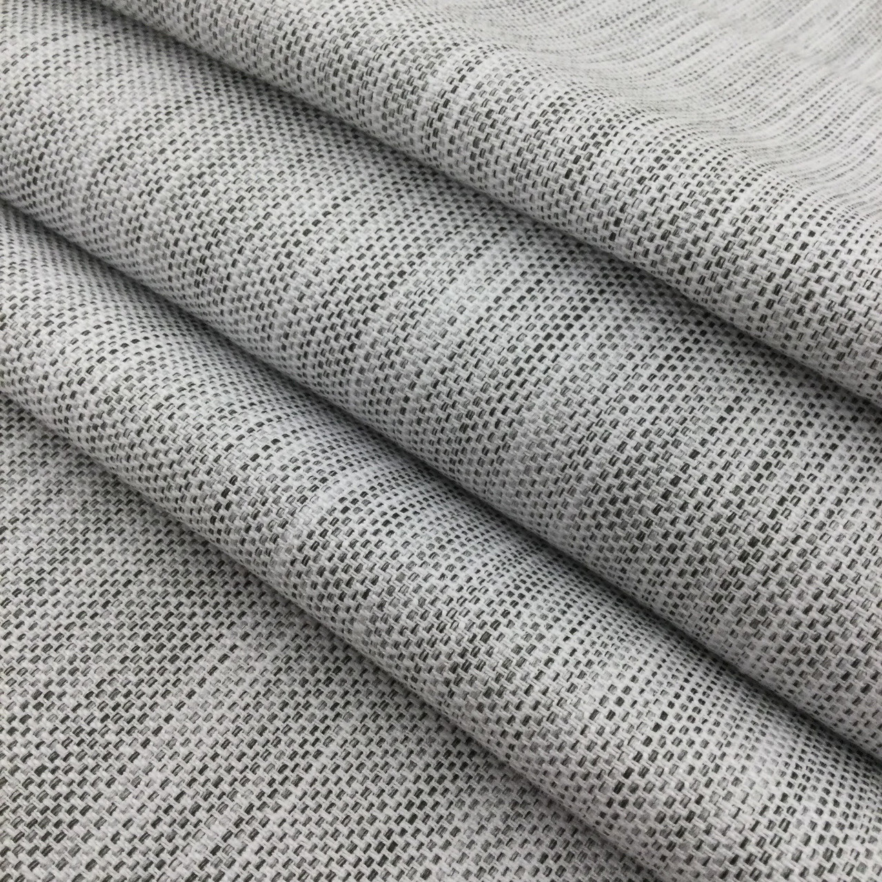 Warm Gray Basketwoven Polyester and Cotton Home Decor Fabric - Drapery  Fabrics - Home Decor - Applications