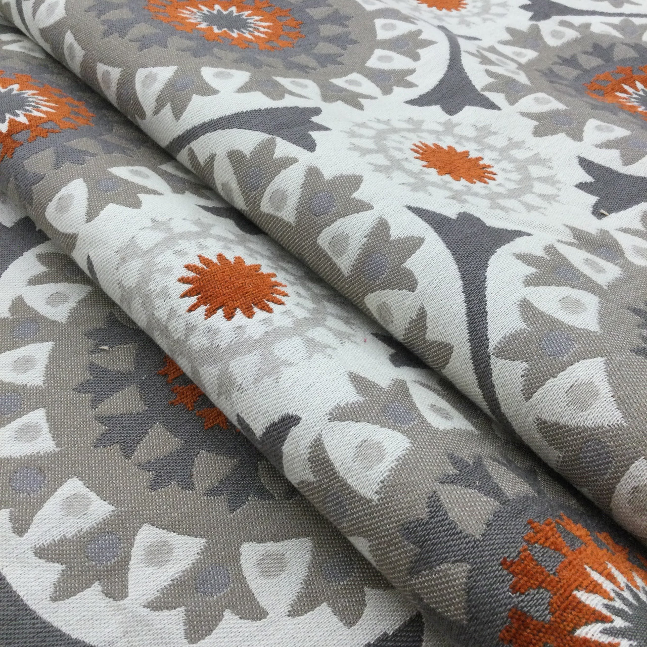 G18 Jacquard Fabric Grey – FabricViva