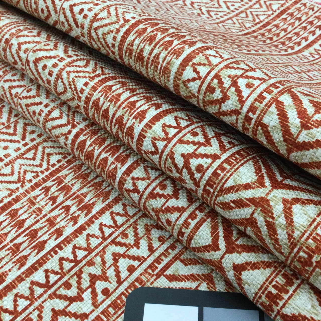 Feelyou Boho Stripes Upholstery Fabric by The Yard, Ethnic Tribal Art Print  Reupholstery Fabric for Chairs, Indian Traditional Wave Pattern Decorative