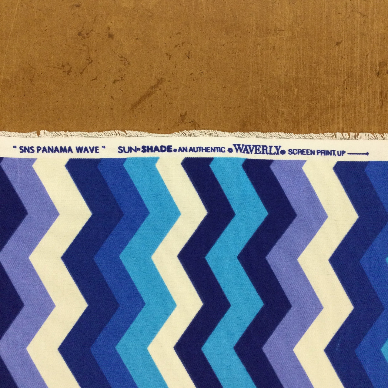 Por favor George Hanbury entusiasmo Chevron in Blues and Off-White | OUTDOOR Home Decor Fabric | Upholstery /  Cushions | Water Friendly | 54" Wide | By the Yard | Panama Wave in Azure -  Fabric Warehouse