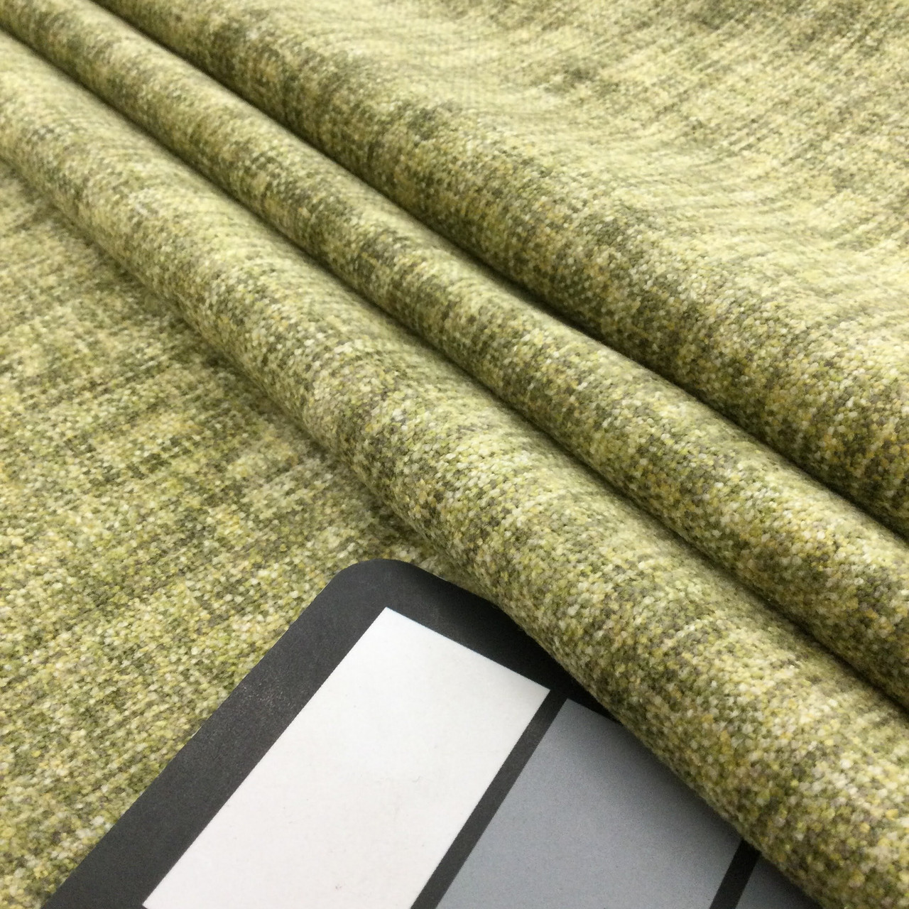 Chenille Fabric, Variegated Green, Heavyweight Upholstery, 54 Wide, By  the Yard