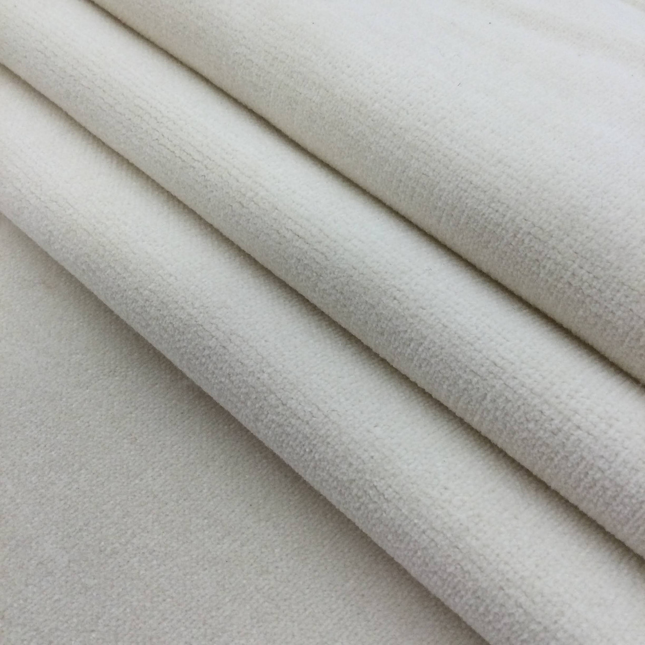 Unbleached cotton stripe fabric, sturdy strong off-white, cream