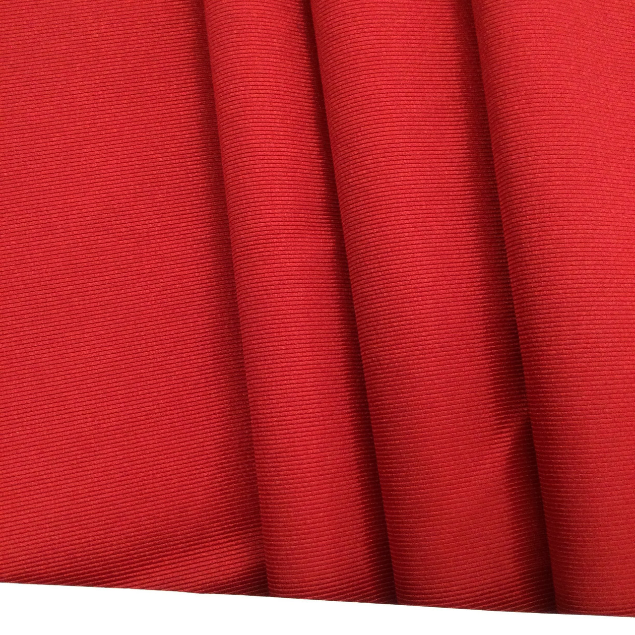 330gsm Red Fleece Fabric, 60% Cotton 40% Polyester