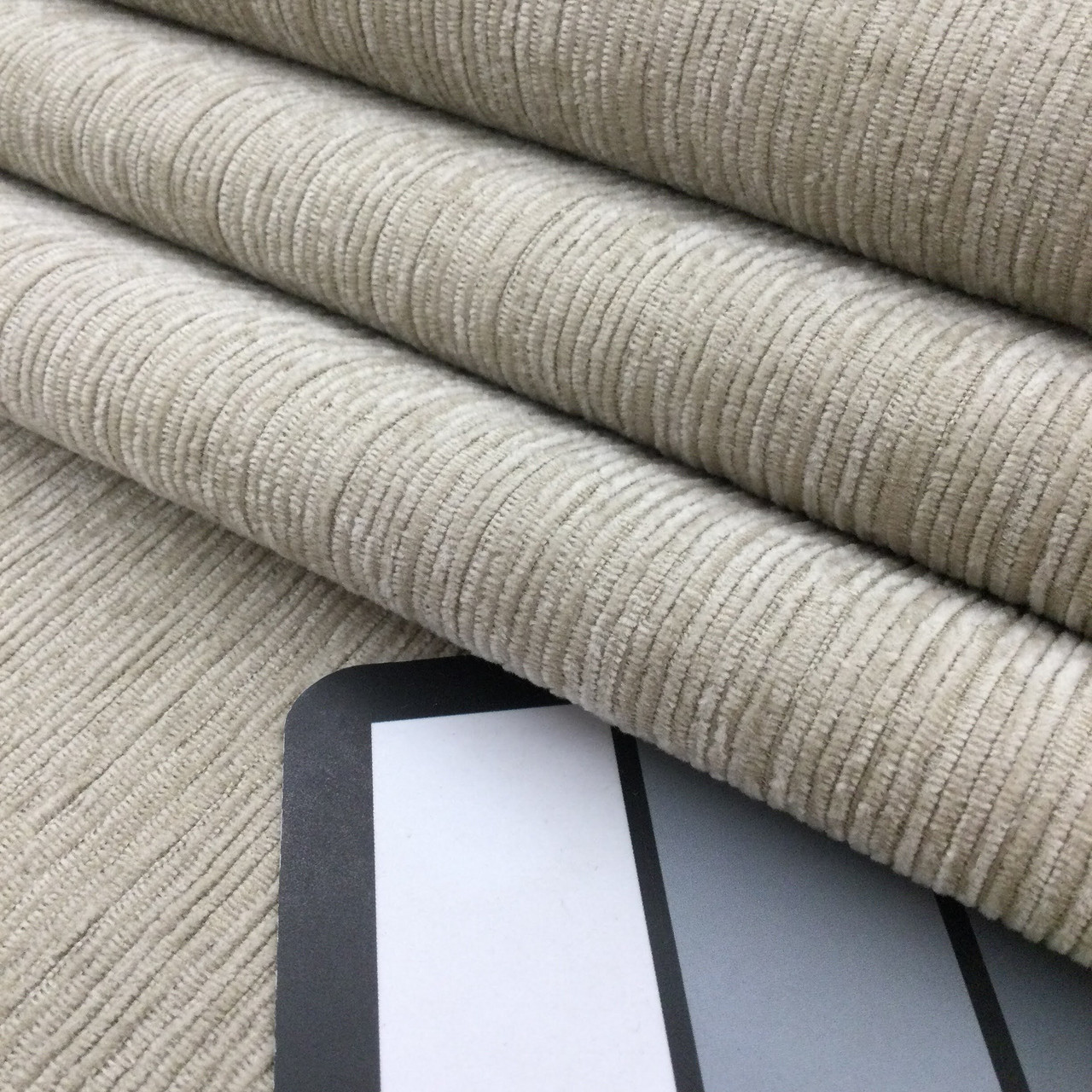 Dark Beige Brushed Chenille, Upholstery Fabric, 59 Wide