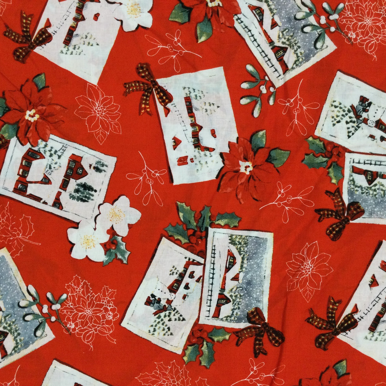 Christmas Scripts Patterned Tissue Paper - Modern Winter Holiday