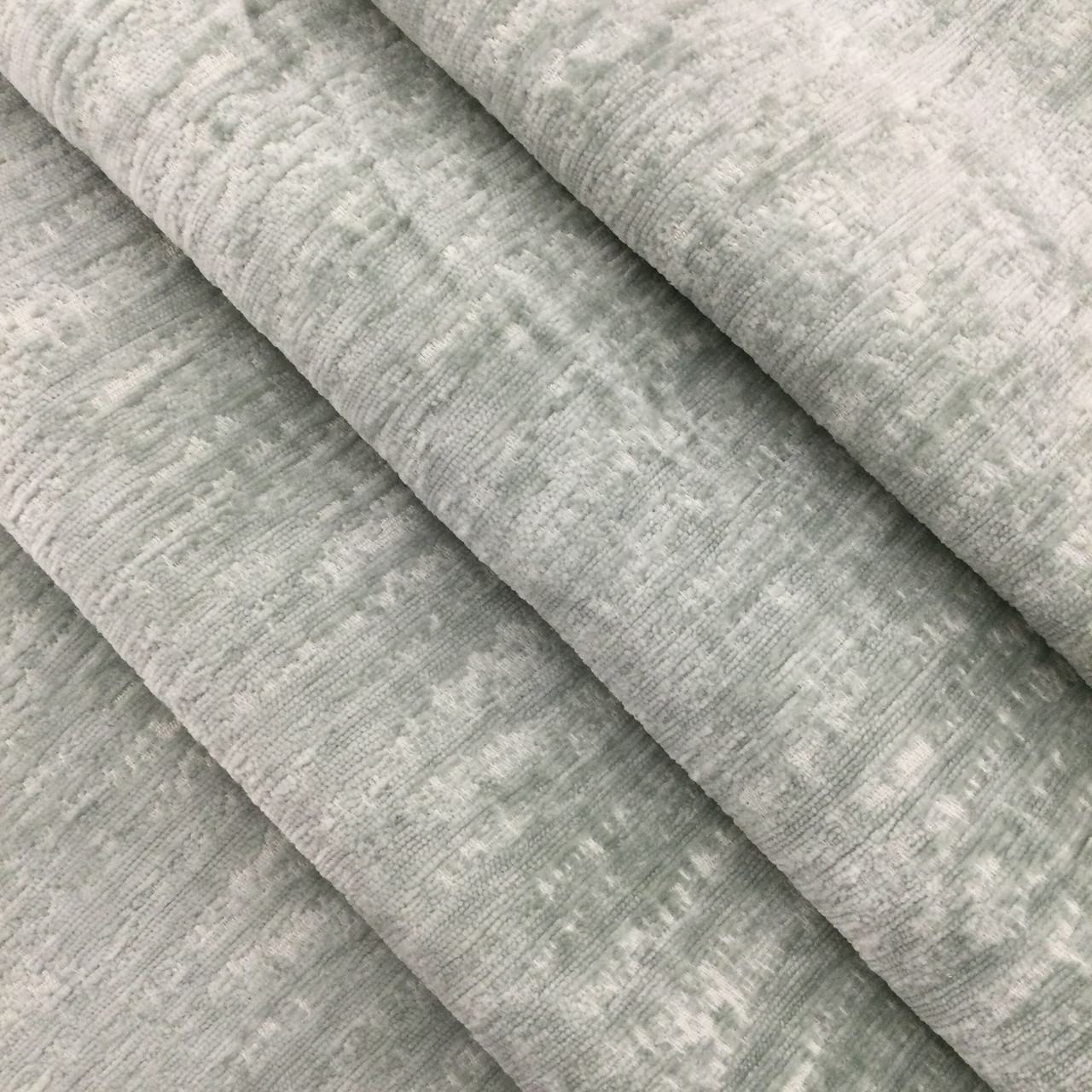 Jaylan Chenille Fabric, Mist - HomeStyle Fabrics