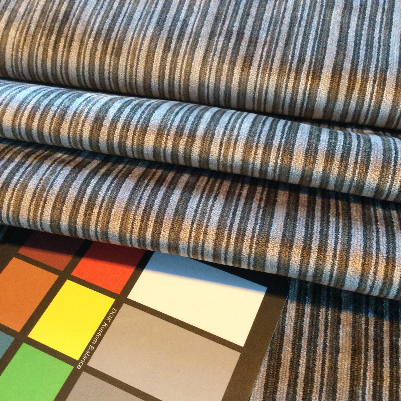 Tartan Plaid Velvet Fabric, Green / Taupe / Grey, Heavyweight Upholstery, Microfiber Velvet, 54 wide