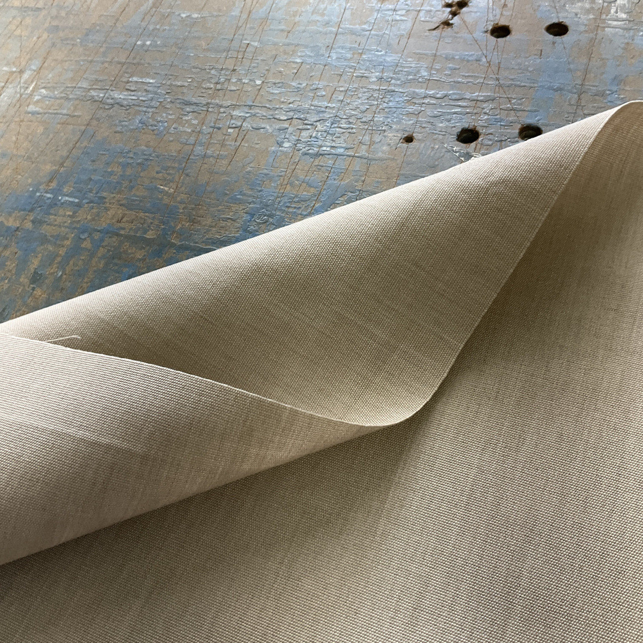 Sunbrella Canvas Flax Solid Outdoor Fabric - Outdoor Fabric - Fabric