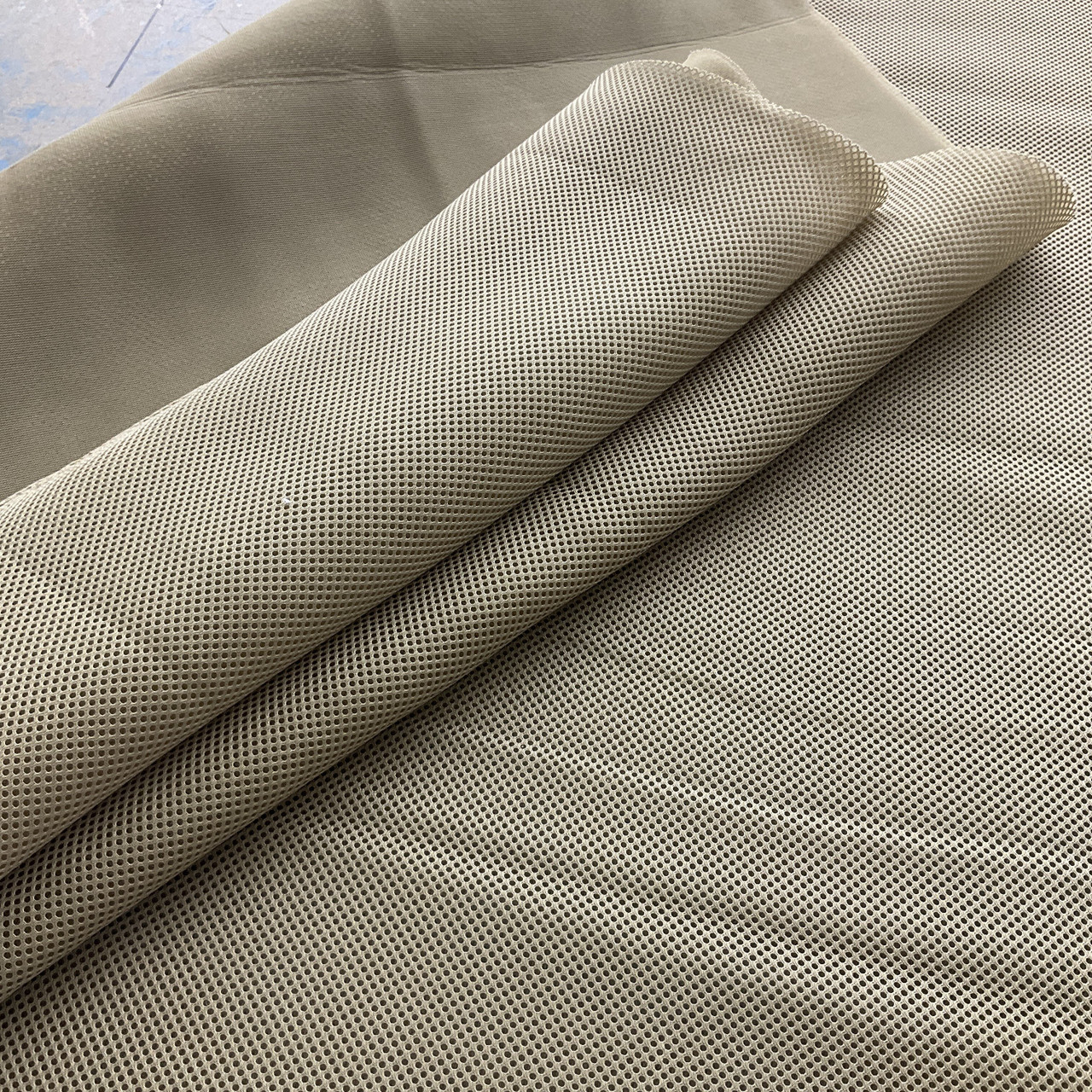 Spacer Mesh McKhaki | Medium Weight Mesh Fabric | Home Decor Fabric | 58  Wide