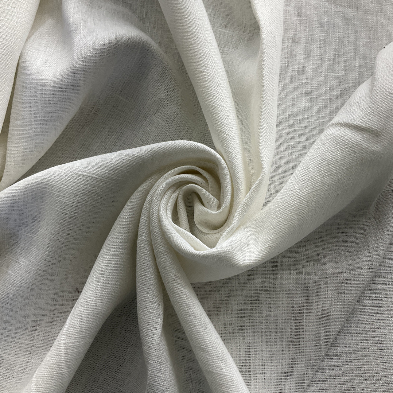 14.5 oz/sq yard 100% Upholstery Weight Linen in White – Mary